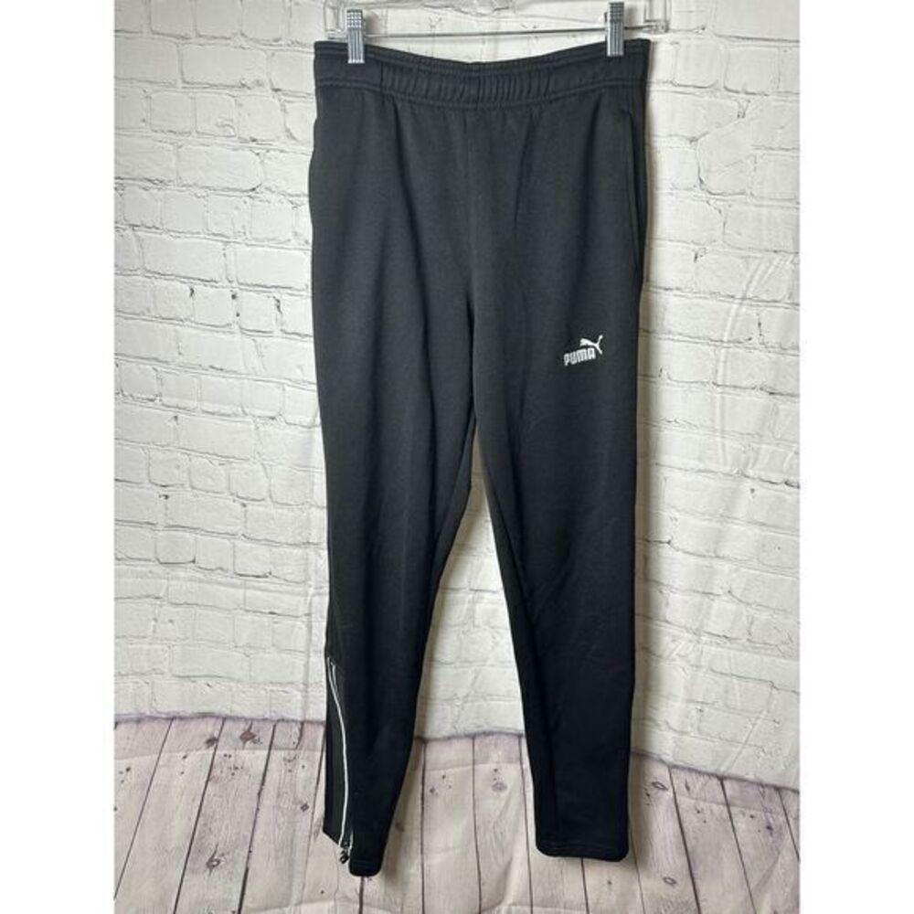 PUMA Black Athletic Sweatpants Joggers Comfortable Casual‎ Sportswear